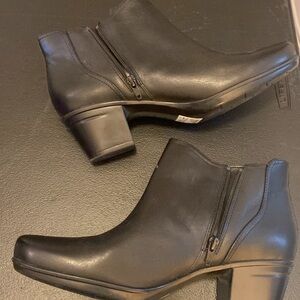 Black booties for women